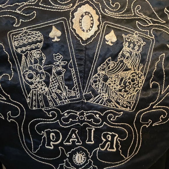 Vintage Black Satin Embroidered Diesel Moro Jacket - Picture 3 of 4